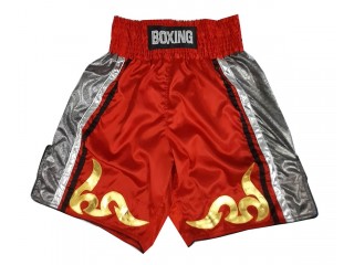 Custom Boxing Shorts : KNBSH-030 Red